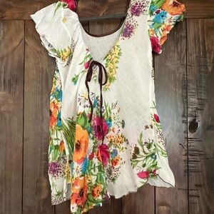 Floral Multicolor Women's Top